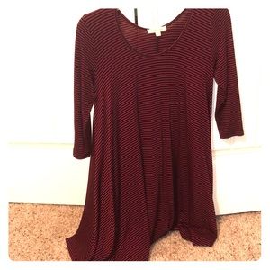 Mid thigh piko dress